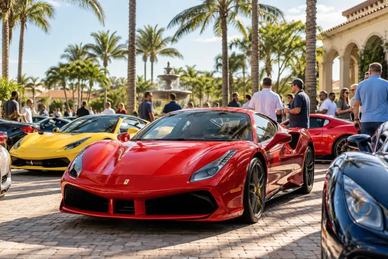 Event scene for Kids Who Love Cool Cars: Exotics & Espresso