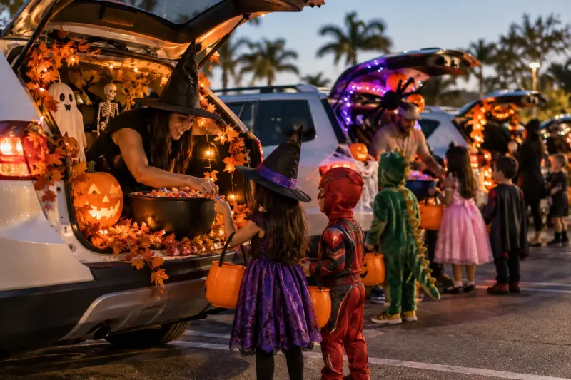 Event scene for Integrity Martial Arts Trunk-or-Treat
