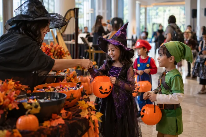 Event scene for PRESS PLAY: A Gamer’s Halloween Family Concert