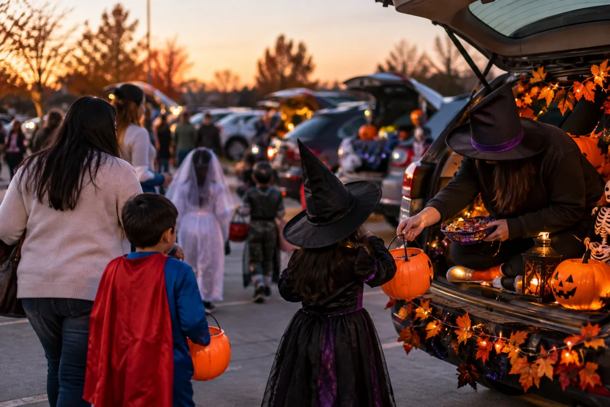 Event scene for Fall Trunk & Treat